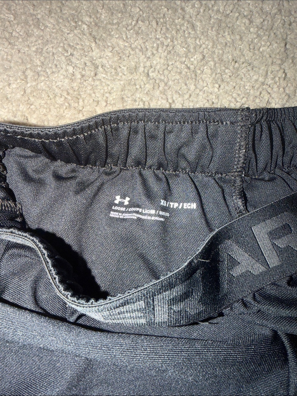 Under Armour Black Women's Athletic Performance Shorts - Picture 2 of 2